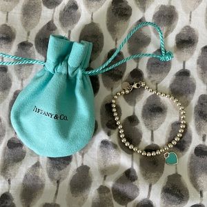 Return to Tiffany blue heart bracelet in Silver